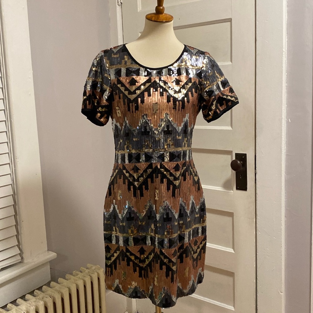 SUGARLIPS Sequin Dress - Black, Gold, Silver NEW HOLIDAY Sexy Fun Night Out.